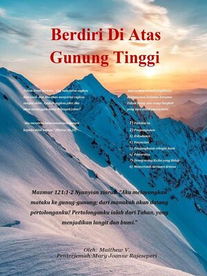 cover image of Berdiri di Atas Gunung Tinggi